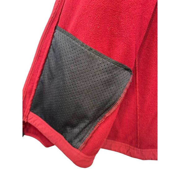 L.L. Bean Womens Polartec Fleece Jacket XL Dark Red Full Zip Heavy - Picture 9 of 12